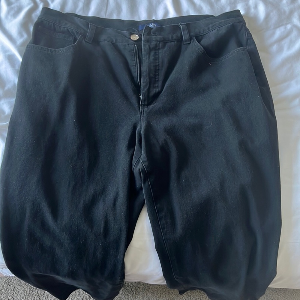 Woman black jeans